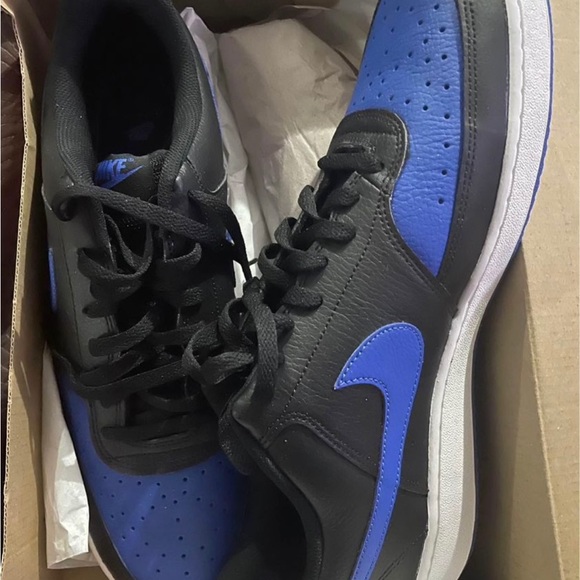 Nike Court Vision Low cut Blue/Black - Picture 2 of 3